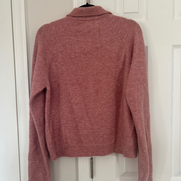 Nanushka Cade Wool-Blend Polo Cardigan - Picture 2 of 4